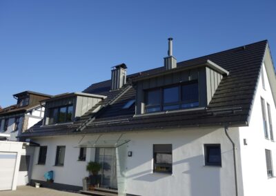 Kamin- und Erkerverblechungen von der Spenglerei Schröder in Schwimbach.