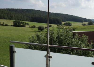 Markisen- Halterung aus Metall von Metallbau Schröder in Schwimbach.