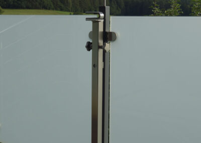 Markisen- Halterung aus Metall von Metallbau Schröder in Schwimbach.