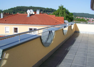 Attikaabdeckung ihrer Terrasse von Spenglerei Schröder in Thalmässing.