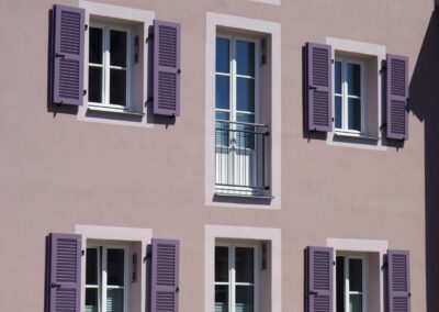 Elegante und sichere Edelstahlgeländer als französischer Balkon. Metallbau Schröder