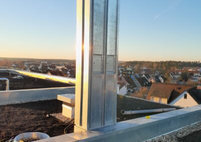 Eine Gulli-Abdeckung aus Edelstahl von der Firma Metallbau Schröder in Thalmässing.
